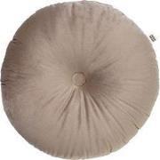 Dutch Decor OLLY - sierkussen Ø40 cm - rond velvet - Pumice Stone - be...