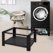 Wasmachinevoet met planchet 63x54 cm Wit staal ML-Design