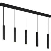 LOPAL 5L 5x 4,5W LED pendel zwart