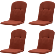 Madison -  Kuipstoelkussen Hoge Rug Panama terra - Ca. 96x45 cm - Set ...