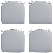 Madison -  Zitkussen Panama light grey - Ca. 46x48 cm - Set van 4