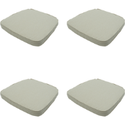 Madison -  Zitkussen Wicker Beige canvas eco+ - Ca. 48x48 cm - Set van...