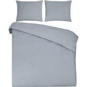 DoubleDry Dekbedovertrek 100% Natuurlijk Katoen - Eenpersoons 140x200/...