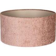 PTMD Nairobi Lampenkap - 50x50x25 cm - Textiel - Roze