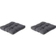 Madison -  Florance Zitkussen Panama grey - Ca. 73x73 cm - Set van 2