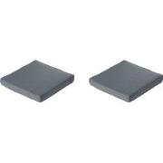 Madison -  Lounge Profi-Line Zitkussen Rib grey - Ca. 60x60 cm - Set v...