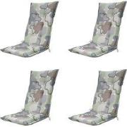 Madison -  Tuinstoelkussen Hoge Rug Grafi sage - Ca. 123x50 cm - Set v...