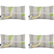 Madison -  Sierkussen Tess purple - Ca. 30x50 cm - Set van 4