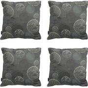 Madison -  Sierkussen Circle green - Ca. 50x50 cm - Set van 4