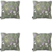 Madison -  Sierkussen Donna green canvas eco+ - Ca. 50x50 cm - Set van...