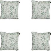 Madison -  Sierkussen Palma natural - Ca. 50x50 cm - Set van 4