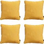 Madison -  Sierkussen Panama golden glow - Ca. 45x45 cm - Set van 4