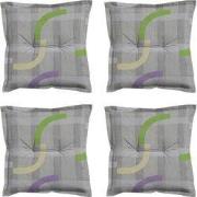 Madison -  Zitkussen Tess purple - Ca. 50x50 cm - Set van 4