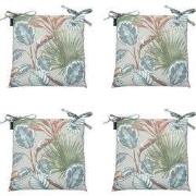 Madison -  Zitkussen Toscane Cala natural - Ca. 46x46 cm - Set van 4