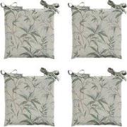 Madison -  Zitkussen Toscane Palma natural - Ca. 46x46 cm - Set van 4