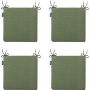 Madison -  Zitkussen Panama green - Ca. 40x40 cm - Set van 4