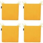 Madison -  Zitkussen Panama golden glow - Ca. 40x40 cm - Set van 4