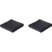 Madison -  Lounge Zitkussen Basic black - Ca. 73x73 cm - Set van 2