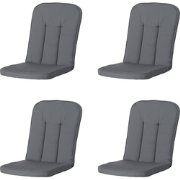 Madison -  Tuinkussen Carlo / Calvia Rib grey - Ca. 100x48 cm - Set va...