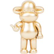 Ornament - Hang Loose Monkey Figurine 'The Legend'  - Polyresin - Gold...