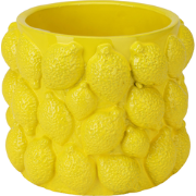 MISOU Citroenvaas - 14x14cm - Bloempot - met Citroenen - Plantenpot - ...