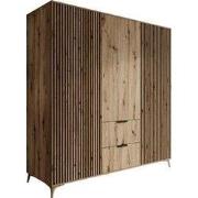 Meubella - Kledingkast Evy - Eiken - 185 cm