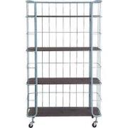 Clayre & Eef Bakkerskast 85x32x143 cm Blauw Hout