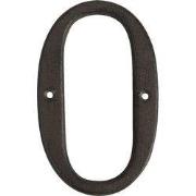 Clayre & Eef IJzeren Letter O 13 cm Bruin IJzer