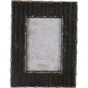 Clayre & Eef Fotolijst 10x15 cm Zwart Kunststof