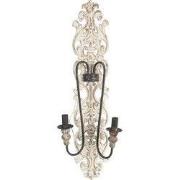 Clayre & Eef Wandlamp 45x8x95 cm Bruin Hout