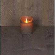 4 stuks - Batterijverlichting kaars wax rustiek bewegende vlam 7,5x10c...