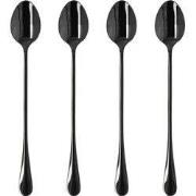 Krumble Latte Macchiato lepels set van 4 - Zwart