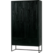 WOOOD Silas 2-Deurs Kast - Essen - Blacknight - 149x85x35