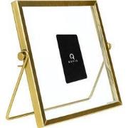 QUVIO Fotolijst staand - 15 x 15 cm - Staal - Goud
