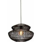 Hanglamp Zanzibar - Rotan Zwart - Ø40x30cm