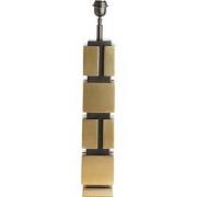 Light&living Lampvoet 11x11x68 cm CAIO mat goud-mat zwart
