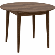 Uitschuifbare tafel van 100 tot 131 cm met massief houten poten - VINA