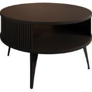 Meubella - Salontafel Roslyn - Zwart - 75 cm