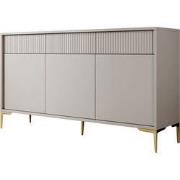 Meubella - Dressoir Five - Beige - 152 cm
