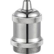 Home sweet home fitting metaal E27 - mat staal