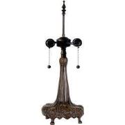 Lumilamp Lampenvoet Tafellamp Tiffany Ø 31x85 cm Bruin Metaal