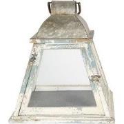 Clayre & Eef Lantaarn 33x33x37 cm Beige Hout