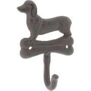Clayre & Eef Wandhaak 10x4x15 cm Bruin Metaal Hond