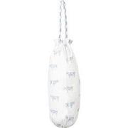 Clayre & Eef Tassenopberger 23x48 cm Blauw Wit Katoen Koeien