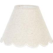 Clayre & Eef Lampenkap Ø 22x16 cm Beige Linnen