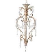 Clayre & Eef Hanglamp Ø 32x70 cm Grijs IJzer
