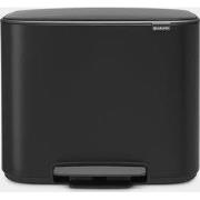 Bo Pedaalemmer, 1 binnenemmer, 36 liter - Matt Black