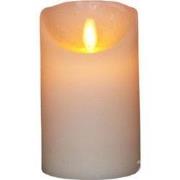 4 stuks - Batterijverlichting kaars wax rustiek bewegende vlam 7,5x12,...