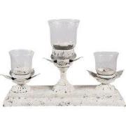 Clayre & Eef Kandelaar 36x12x25 cm Grijs IJzer