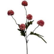 Zijdebloem - Pompon 52cm - Pink - Roze - 2stuks